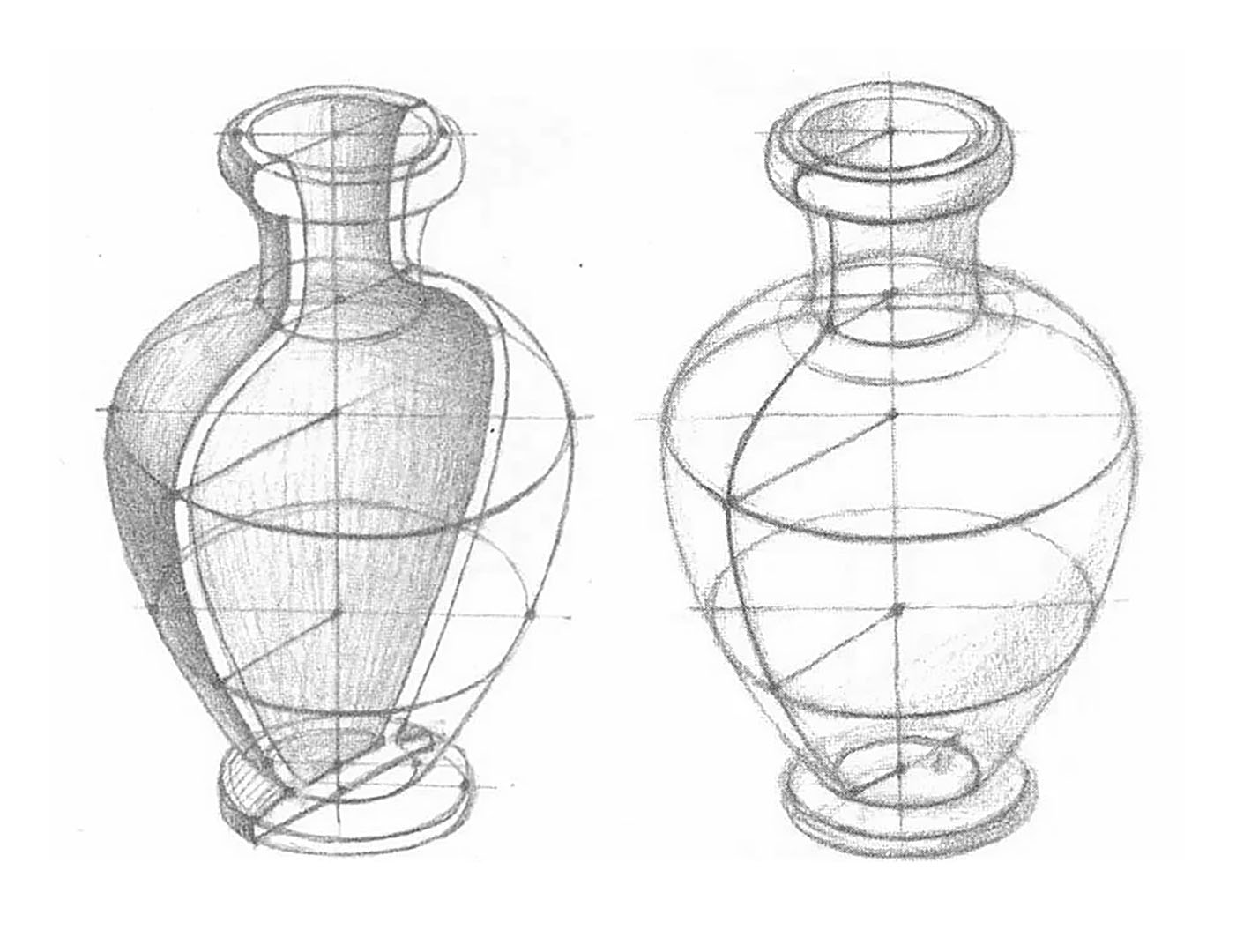 Изо 4 класс ваза. Линейно конструктивный рисунок Крынка. Ваза карандашом. Конструктивное построение предметов. Конструктивное построение вазы.